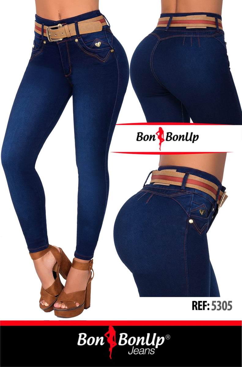 Bon Bon Up Jeans Levanta cola Capri colombianos butt lifter