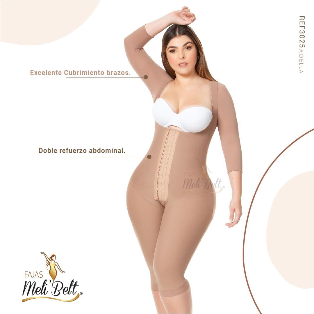 Buy Fajas Melibelt Women's Post Surgery Powernet Cocoa Vest Cincher Chaleco  Gafete 5018 Colombianas Large Online at desertcartKUWAIT