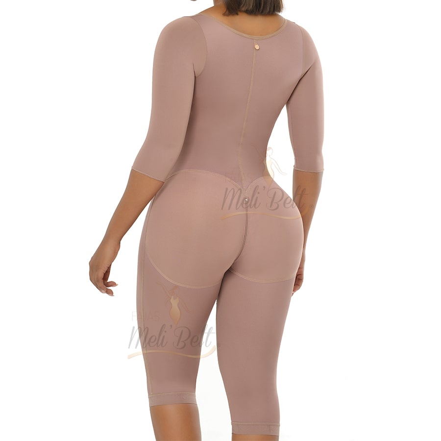 8022 Fajas Melibelt Post Op/Medical Line Stage 1 Shapewear with Sleeves