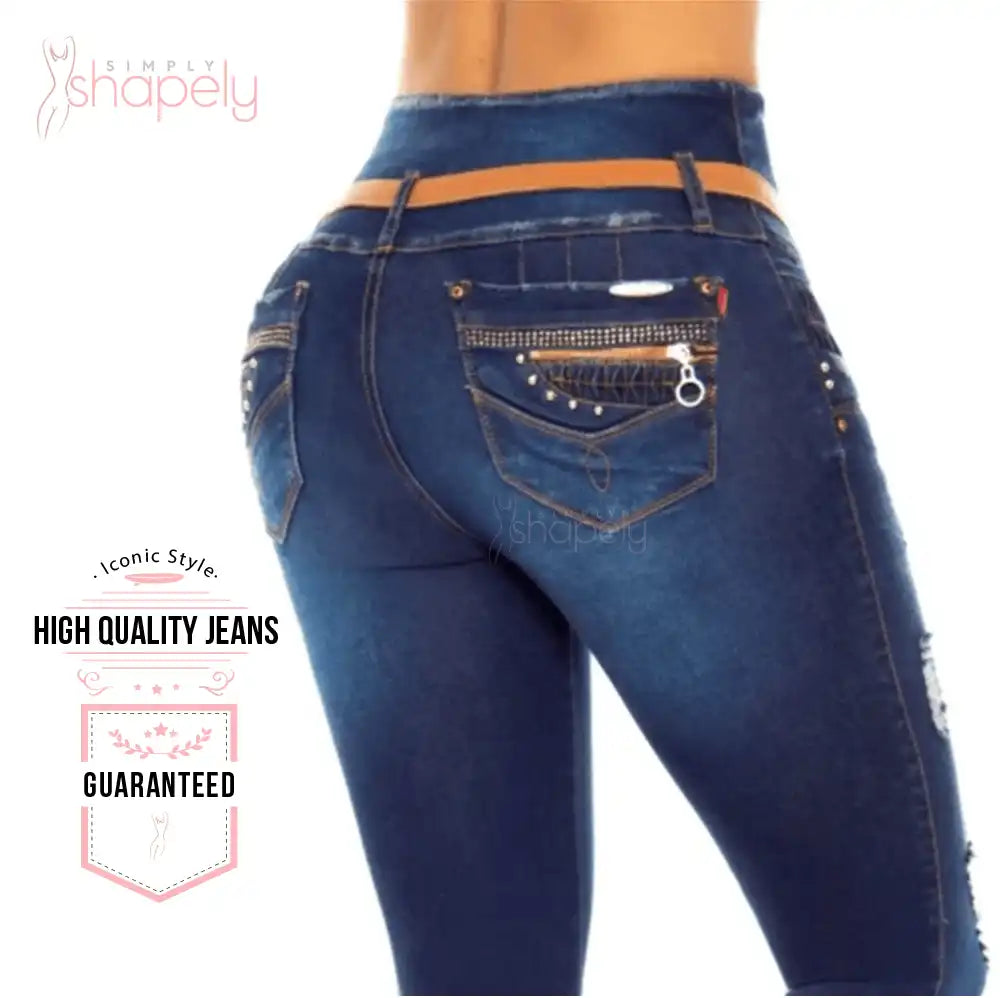 702237 blue lust colombian jeans