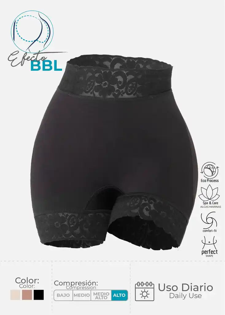 6265 Panty De Control Alto Glúteo Invisible Fajas Uplady