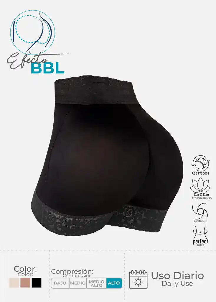 6265 Panty De Control Alto Glúteo Invisible Fajas Uplady