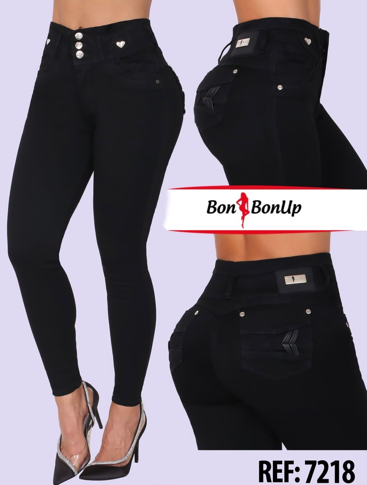 7218 BonBonUp Colombian Push Up Jeans