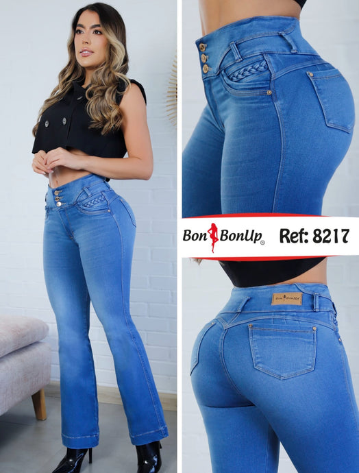8217 BonBonUp Bootcut Push Up Colombian Jeans