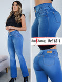 8217 BonBonUp Bootcut Push Up Colombian Jeans