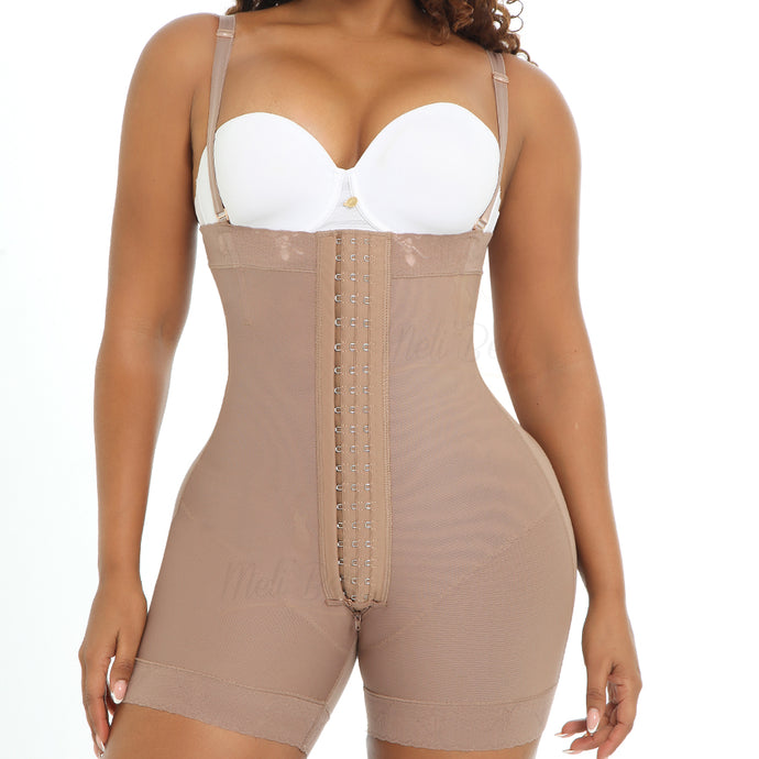 2041 Bruna Strapless 3 Ajustes Gluteo Ultra Invisible Y Zipper Perineal Fajas Melibelt