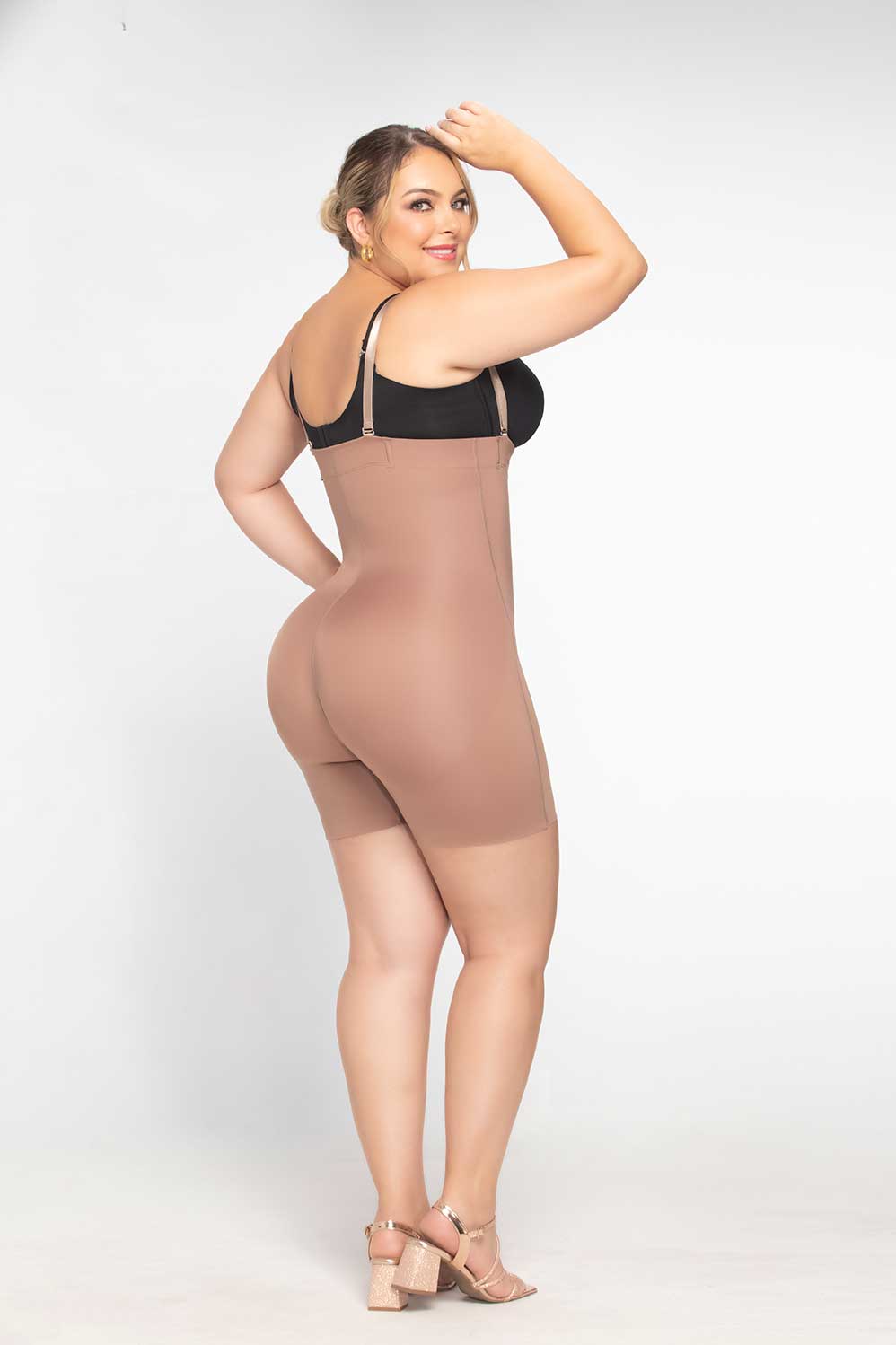 6249 Fajas UpLady Strapless Soporte Medio Con Zipper Frontal