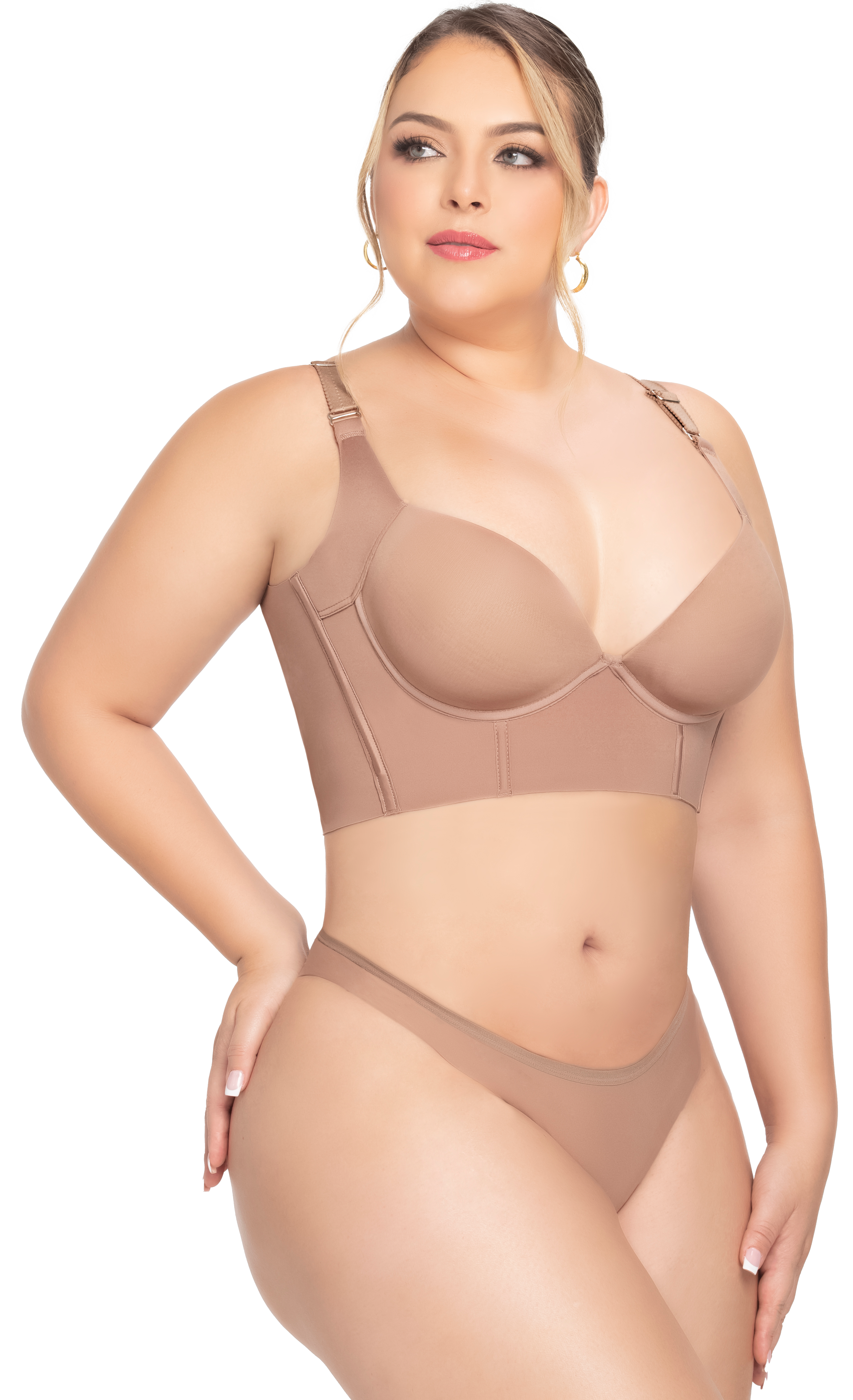 8546 Fajas UpLady Brasier de Alto Cubrimiento para Busto Pesado