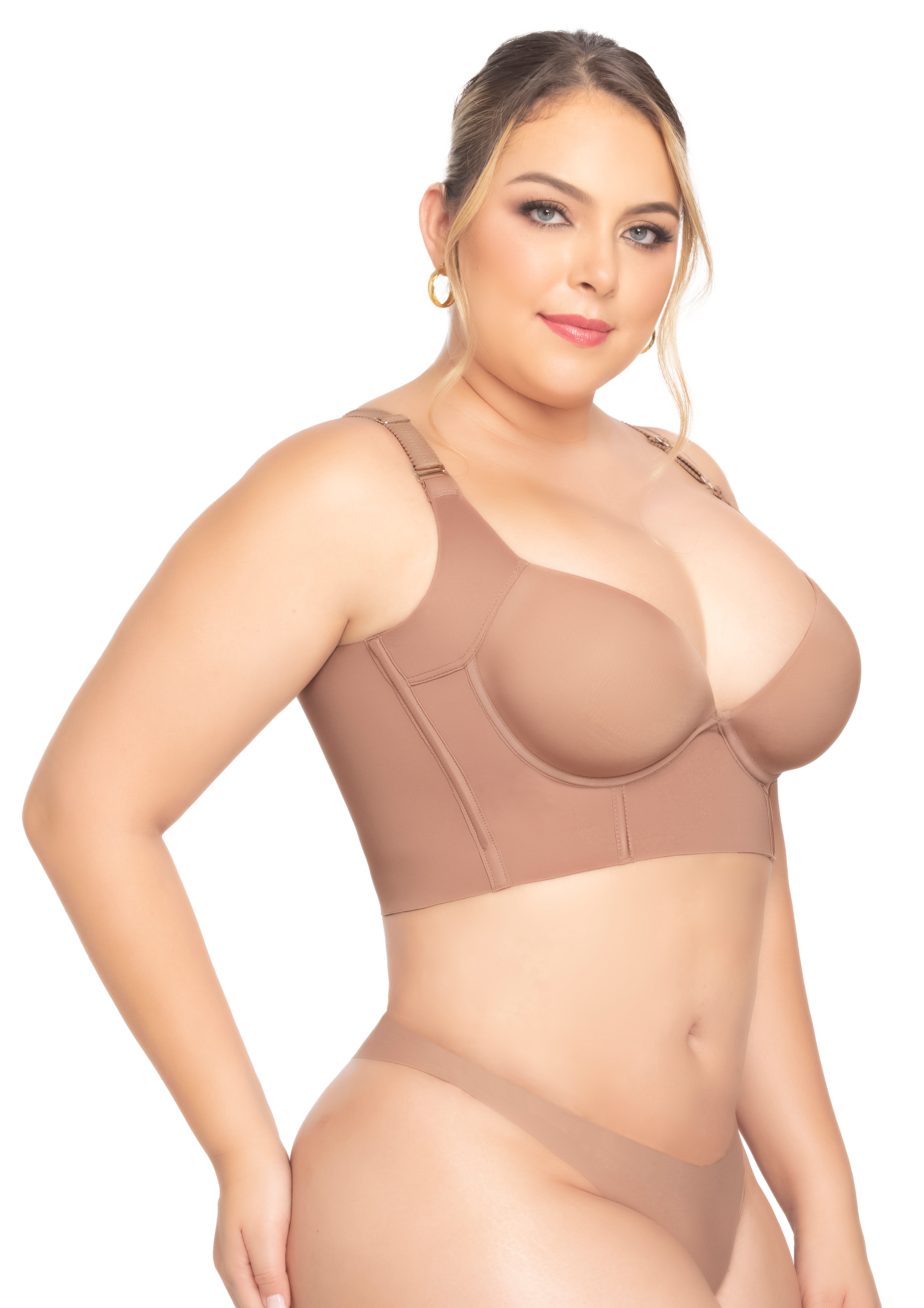 8546 Fajas UpLady Brasier de Alto Cubrimiento para Busto Pesado
