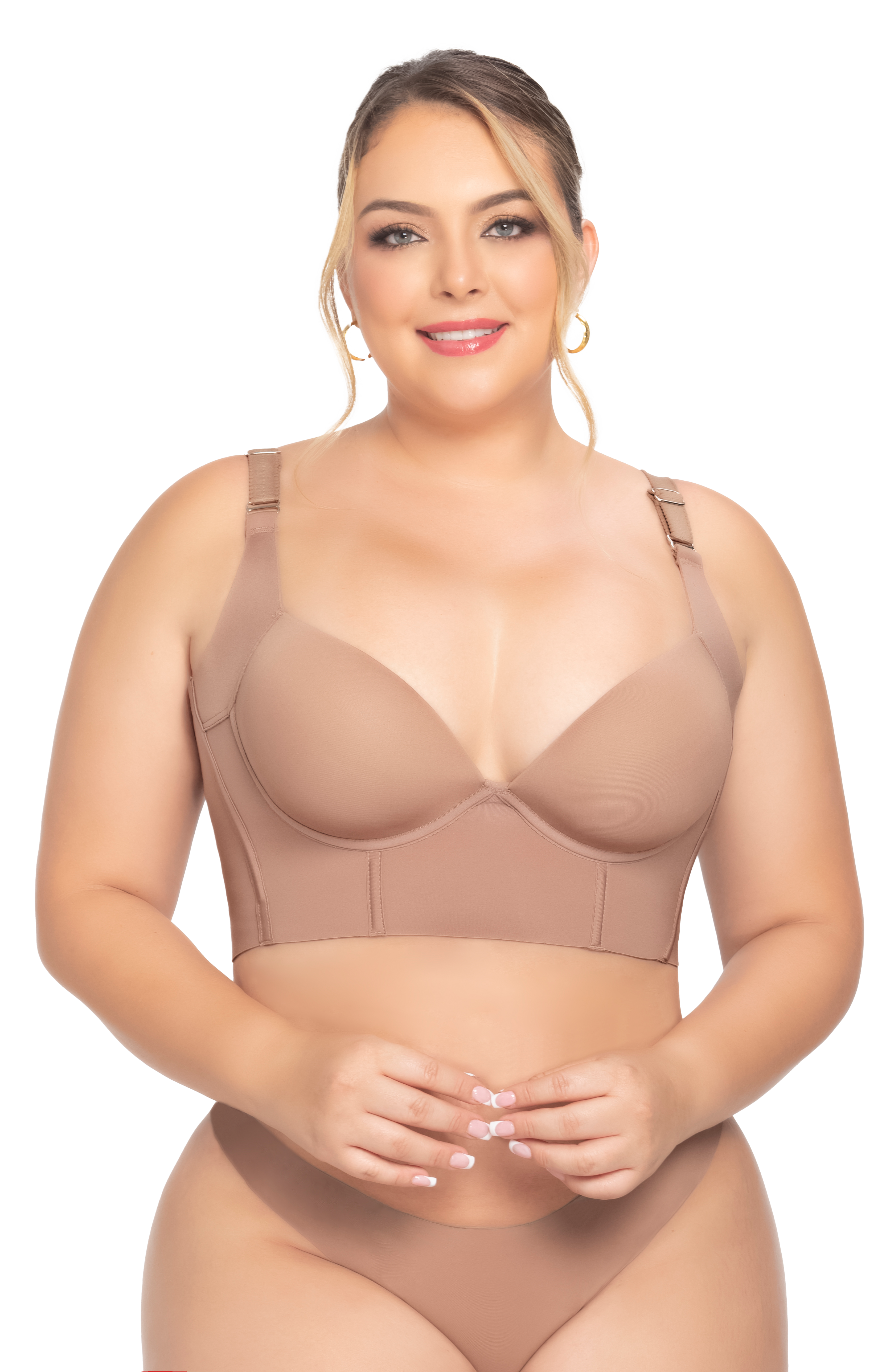 8546 Fajas UpLady Brasier de Alto Cubrimiento para Busto Pesado