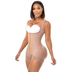 Faja Colombiana Melibelt Full Body Shaper Post-Surgical with sleeves and Bra