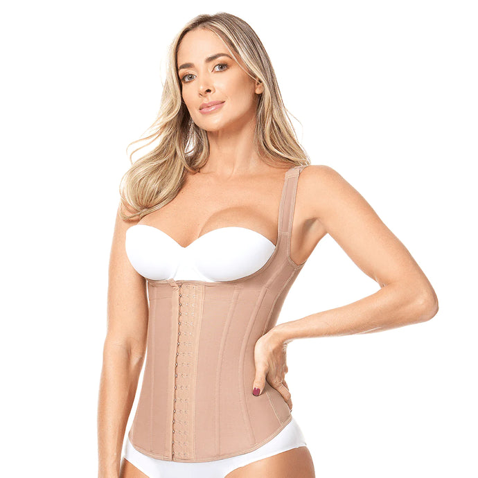 5044 Fernanda Vest with Hooks & Corrective Rods Fajas Melibelt