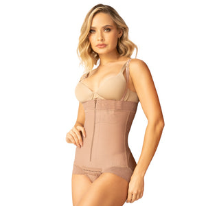 Faja Colombiana Melibelt Full Body Shaper Post-Surgical with sleeves and Bra