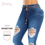 56732 medium blue colombian jeans