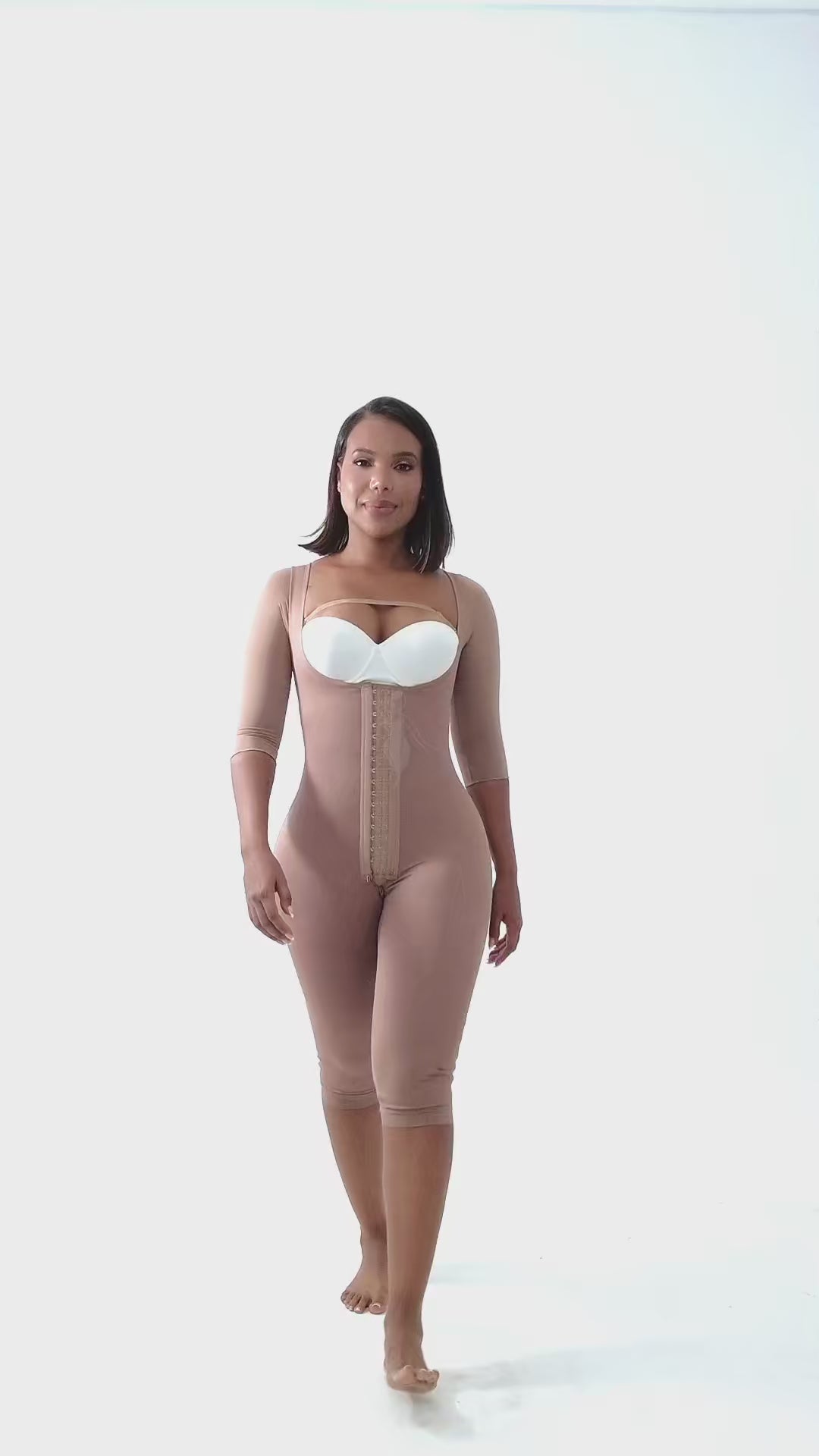8022 Fajas Melibelt Post Op/Medical Line Stage 1 Shapewear with Sleeves