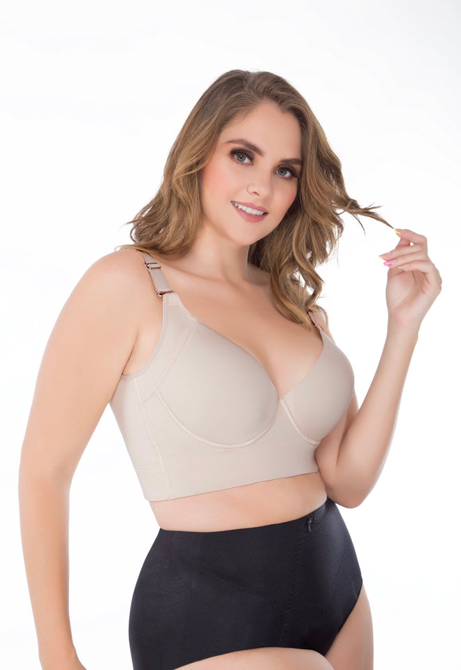 UpLady 8532  Extra Firm High Compression Full Cup Push Up Bra
