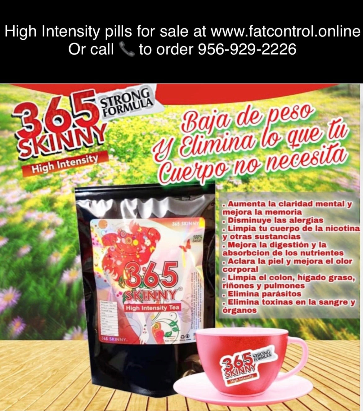 Detox Your Body with 365 High Intensity Detox Tea