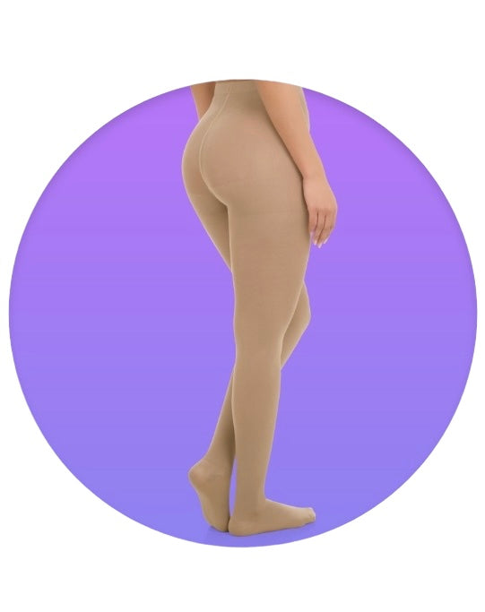 061 Seamless High Compression Pantyhose for Varicose Veins