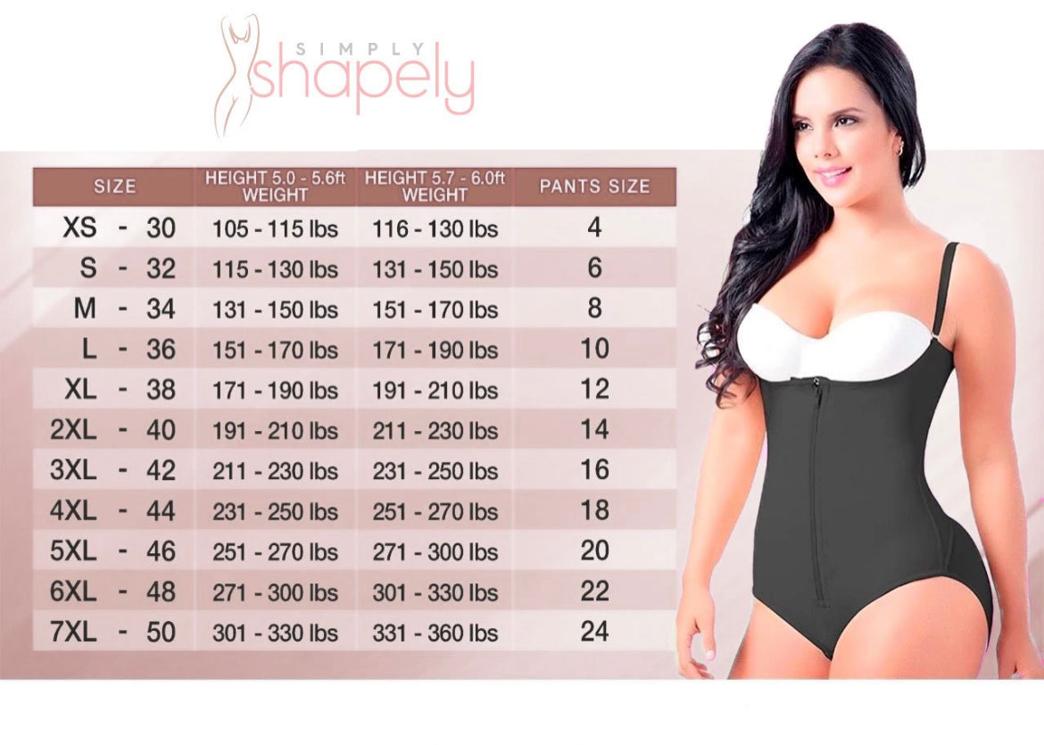 204 Perineal Zipper Smart Fit Fajas Gama Alta