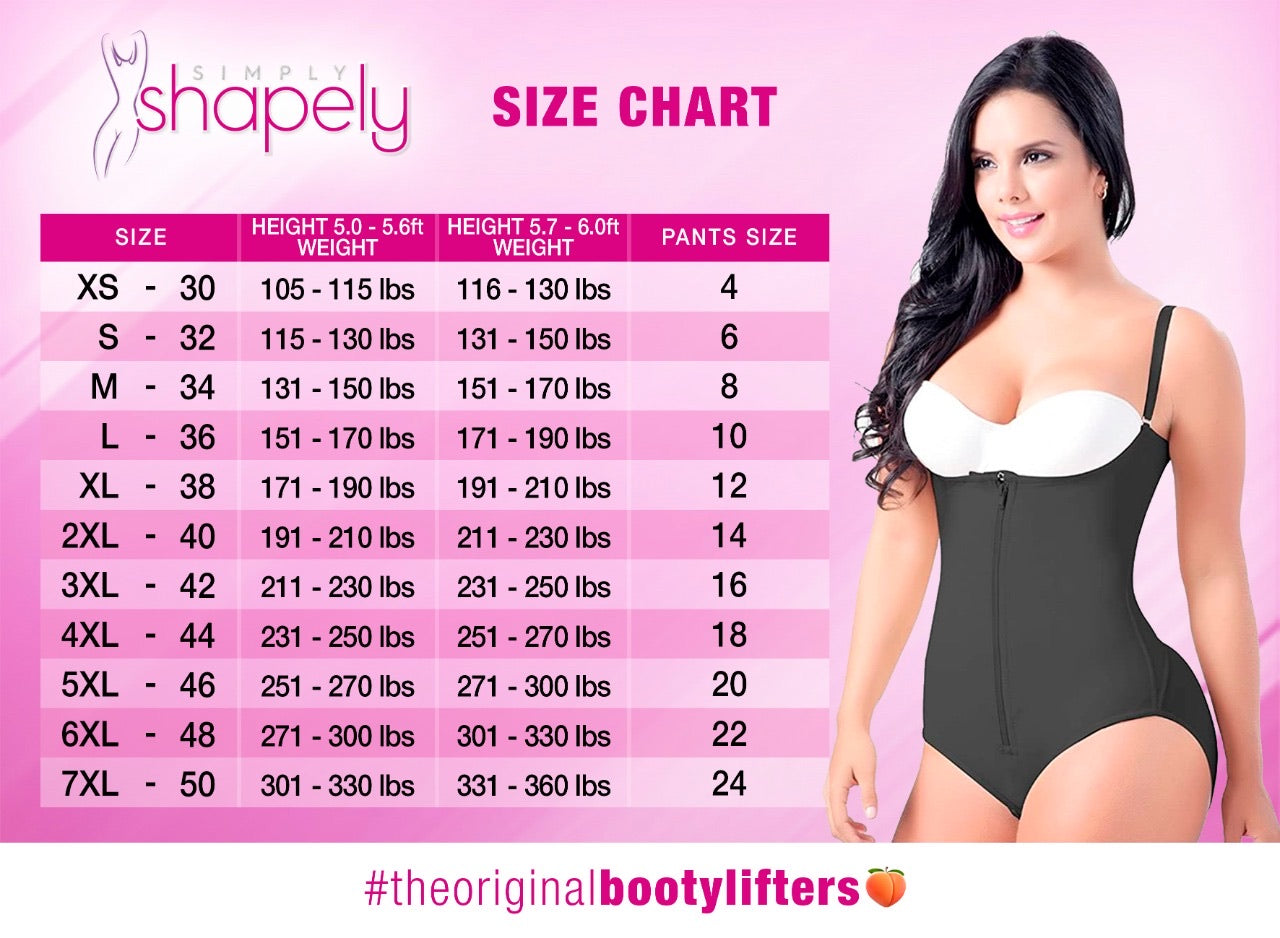 3016 Colombian Full Body Shaper for Women | Post Surgery Compression Garment with Arm Compression & Butt Lift