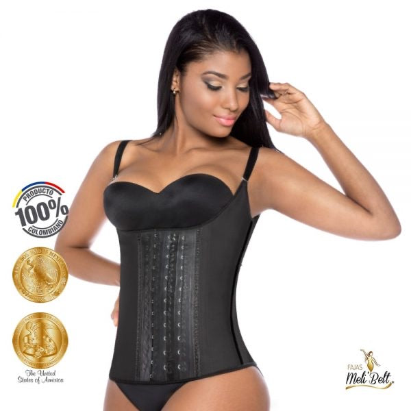 6028 Thin Strap Latex Vest Fajas Melibelt