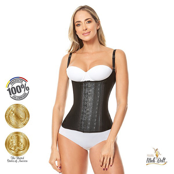 6028 Thin Strap Latex Vest Fajas Melibelt