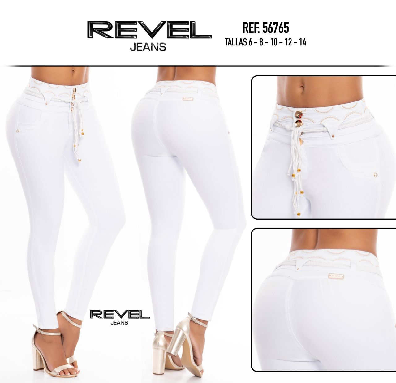 56765 Colombian Booty 🍑 Lifting Jeans