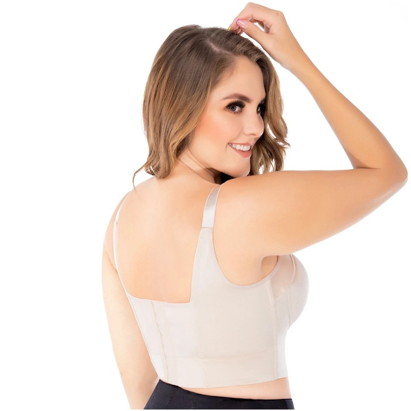 Strapless Control Bra with Extra Side Support Nude 32C