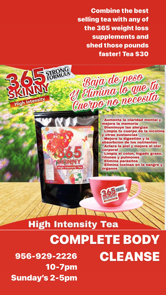 Detox Your Body with 365 High Intensity Detox Tea