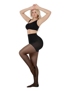 013 Seamless Compression Sheer Tights